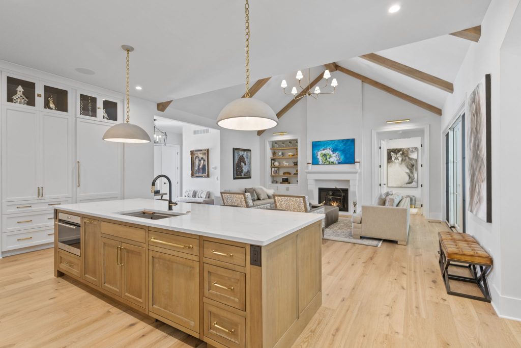 5805 Hickory kitchen and living room